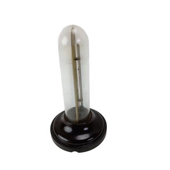 Hunt Brothers Funeral Directors Vintage Advertising Tube Thermometer Bakelite Ba - Picture 5 of 6